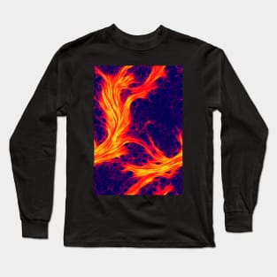 Hottest pattern design ever! Fire and lava #2 Long Sleeve T-Shirt